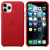 Чехол-накладка (кожаный) для iPhone 11 Pro Max Leather Case High Copy RED