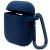 Чехол-накладка (силиконовый) Apple AirPods Blueo Liquid Silicone Case with Carbine Midnight Blue