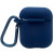 Чехол-накладка (силиконовый) Apple AirPods Blueo Liquid Silicone Case with Carbine Midnight Blue
