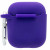 Чохол-накладка (силіконовий) Apple AirPods Blueo Liquid Silicone Case with Carbine Purple