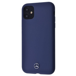 Чохол-накладка (силіконовий) Apple iPhone 11 Mercedes Silicone Case Dark Blue