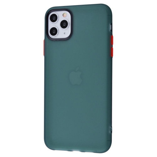 Чехол-накладка (силиконовый) Apple iPhone 11 Pro Max Shadow Silicone Case Midnight Green