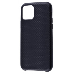 Чохол-накладка (шкіряний) Apple iPhone 11 Pro Max Perfo Natural Leather Black