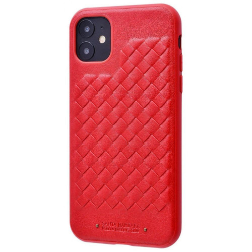 Чехол-накладка (кожаный) Apple iPhone 11 POLO Ravel Leather Case Red