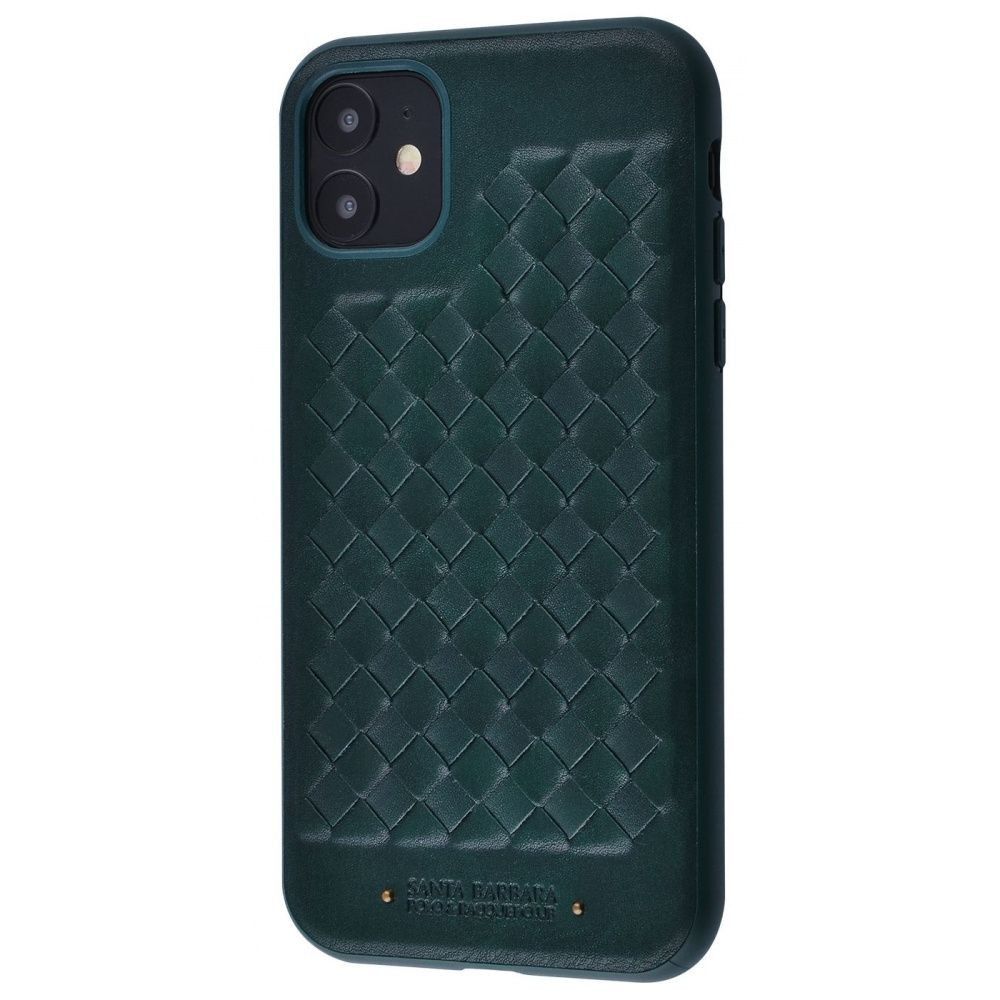 Чехол-накладка (кожаный) Apple iPhone 11 POLO Ravel Leather Case Forest Green