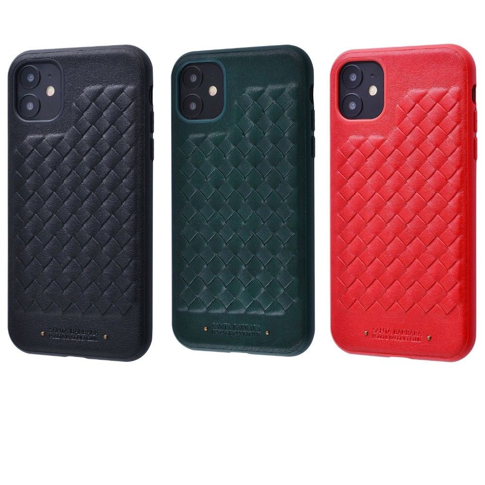Чехол-накладка (кожаный) Apple iPhone 11 POLO Ravel Leather Case Forest Green
