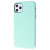 Чехол-накладка (кожаный) Apple iPhone 11 Pro Habitu Macaron Leather Case Mint