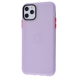 Чохол-накладка (силіконовий) Apple iPhone 11 Pro Max Shadow Silicone Case Light Purple
