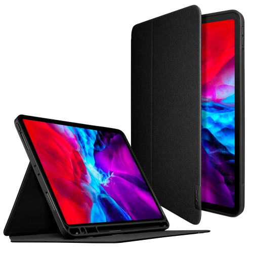 Чохол-книжка (шкіряний) Apple iPad Pro 12.9" 2020/2018 Laut PRESTIGE FOLIO Black (L_IPP20L_PR_BK)