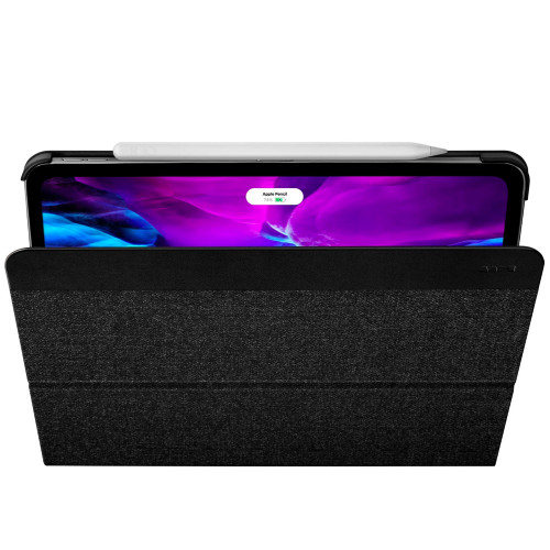 Чехол-книжка (кожанный) Apple iPad Pro 12.9" 2020/2018 Laut INFLIGHT FOLIO Black (L_IPP20L_IN_BK)