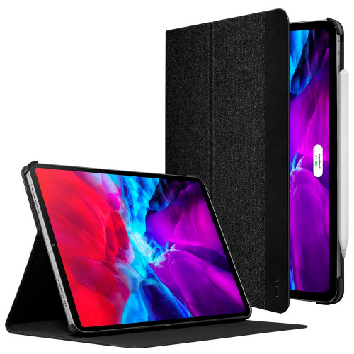Чехол-книжка (кожанный) Apple iPad Pro 12.9" 2020/2018 Laut INFLIGHT FOLIO Black (L_IPP20L_IN_BK)