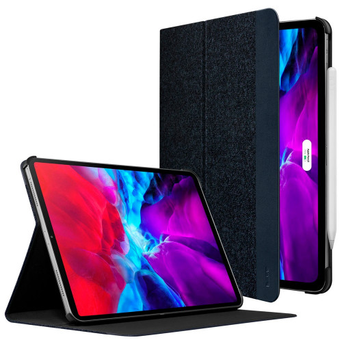 Чехол-книжка (кожанный) Apple iPad Pro 12.9" 2020/2018 Laut INFLIGHT FOLIO Indigo (L_IPP20L_IN_BL)