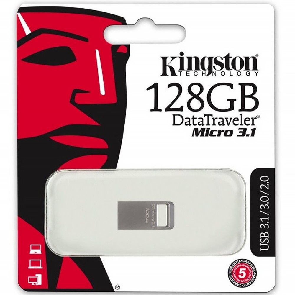Kingston USB 128Gb DTMicro Type-C Metal USB 3.1/3.0