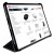 Чехол-книжка (полиуретановый) Apple iPad 12.9" 2020/2018 Macally Smart Folio Black (BSTANDPRO4L-B)