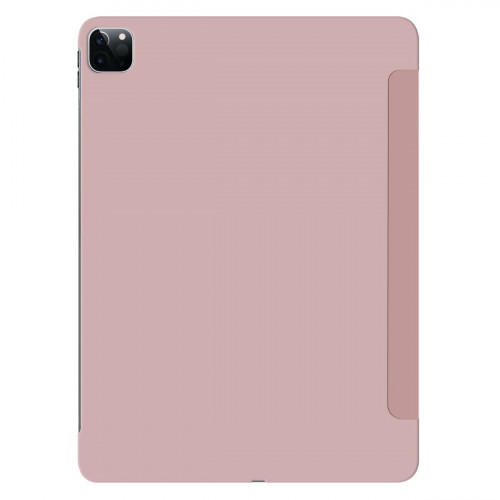 Чехол-книжка (полиуретановый) Apple iPad 12.9" 2020/2018 Macally Smart Folio Rose Gold (BSTANDPRO4L-RS)