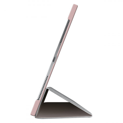 Чехол-книжка (полиуретановый) Apple iPad 12.9" 2020/2018 Macally Smart Folio Rose Gold (BSTANDPRO4L-RS)