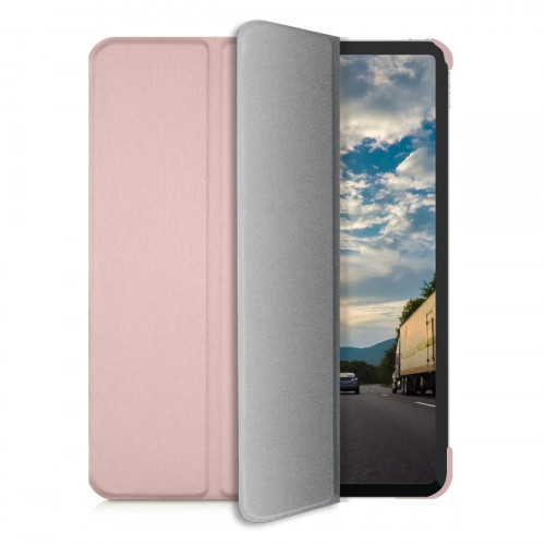 Чехол-книжка (полиуретановый) Apple iPad 11" 2020/2018 Macally Smart Folio Rose Gold (BSTANDPRO4S-RS)