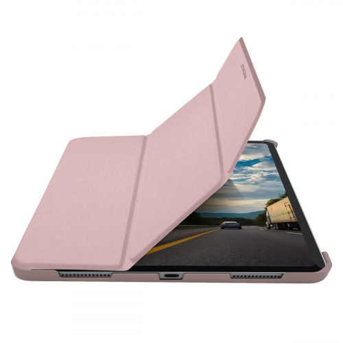 Чехол-книжка (полиуретановый) Apple iPad 11" 2020/2018 Macally Smart Folio Rose Gold (BSTANDPRO4S-RS)