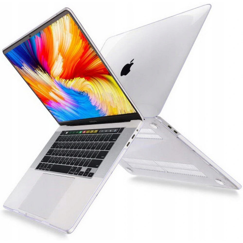 Чехол-накладка (пластиковый) Apple MacBook Pro 16" HardShell Case Clear