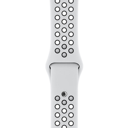 Apple Watch 42/44mm Nike Sport Band Pure Platinum/Black (MX8F2)
