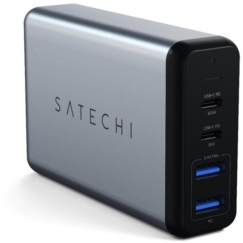 Satechi 75W Dual Type-C PD Travel Charger (ST-MC2TCAM)