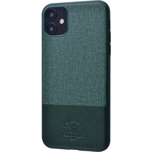 Чехол-накладка (кожаный) Apple iPhone 11 POLO Virtuoso Leather Case Forest Green