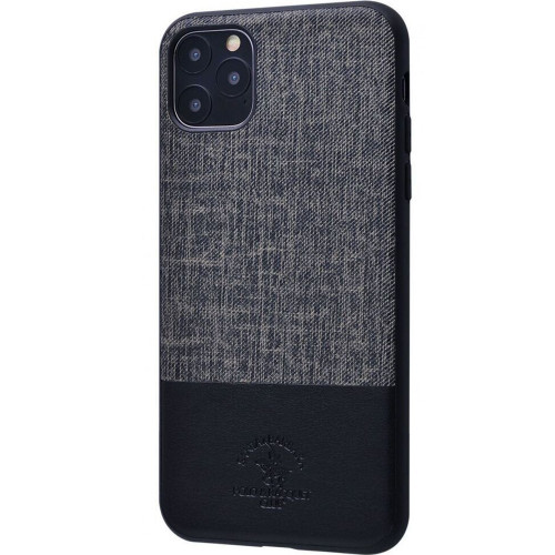 Чехол-накладка (кожаный) Apple iPhone 11 Pro Max POLO Virtuoso Leather Case Black