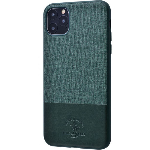 Чехол-накладка (кожаный) Apple iPhone 11 Pro Max POLO Virtuoso Leather Case Forest Green