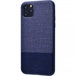 Чохол-накладка (шкіряний) Apple iPhone 11 Pro Max POLO Virtuoso Leather Case Dark Blue