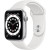 Apple Watch Series 6 GPS 44mm Silver Aluminum Case with White Sport Band (M00D3)