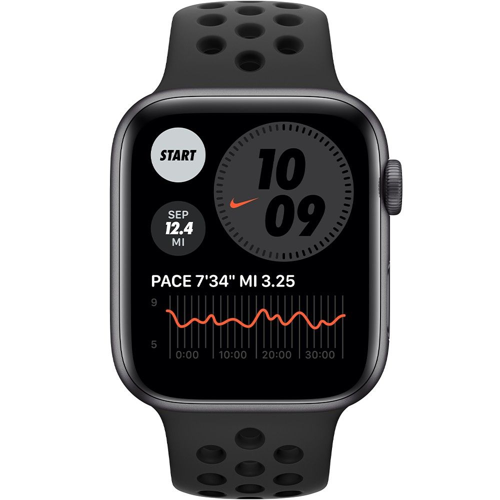 Apple Watch Nike Series 6 GPS 44mm Space Gray Aluminum Case with