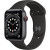 Apple Watch Series 6 GPS + Cellular 44mm Space Gray Aluminum Case with Black Sport Band (M07H3, MG2E3)