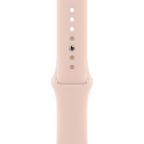 Apple Watch Series 6 GPS + Cellular 44mm Gold Aluminum Case with Pink Sand Sport Band (M07G3, MG2D3, M0G73)