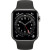 Apple Watch Series 6 GPS + Cellular 40mm Graphite Stainless Steel Case with Black Sport Band (M02Y3, M06X3)