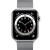 Apple Watch Series 6 GPS + Cellular 40mm Silver Stainless Steel Case with Milanese Loop (M02V3, M06U3)