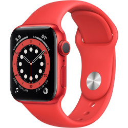 Apple Watch Series 6 GPS 40mm (PRODUCT)RED Aluminum Case with (PRODUCT)RED Sport Band (M00A3)