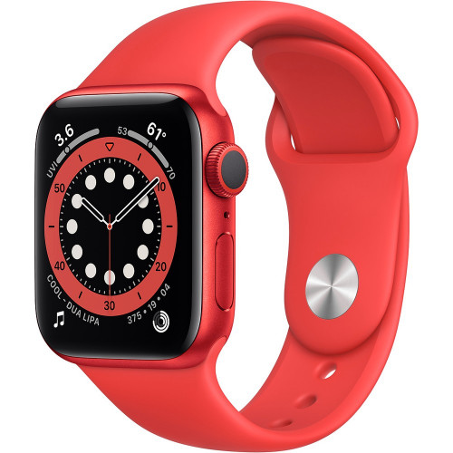 Apple Watch Series 6 GPS 40mm (PRODUCT)RED Aluminum Case with (PRODUCT)RED Sport Band (M00A3)