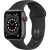 Apple Watch Series 6 GPS + Cellular 40mm Space Gray Aluminum Case with Black Sport Band (M02Q3, M06P3)