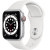 Apple Watch Series 6 GPS + Cellular 40mm Silver Aluminum Case with White Sport Band (M02N3, M06M3)