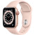 Apple Watch Series 6 GPS + Cellular 40mm Gold Aluminum Case with Pink Sand Sport Band (M02P3, M06N3)