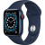Apple Watch Series 6 GPS + Cellular 40mm Blue Aluminum Case with Deep Navy Sport Band (M02R3, M06Q3)