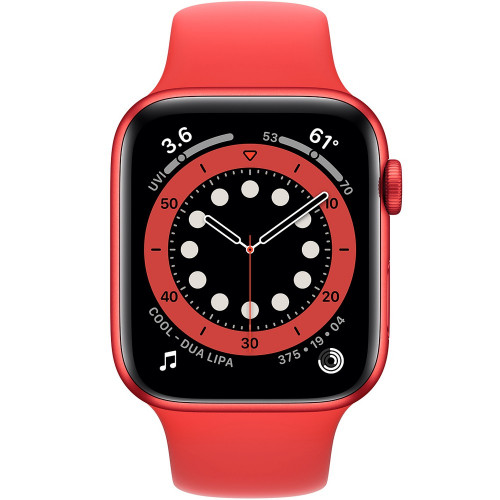 Apple Watch Series 6 GPS + Cellular 40mm (PRODUCT)RED Aluminum Case with (PRODUCT)RED Sport Band (M02T3, M06R3)