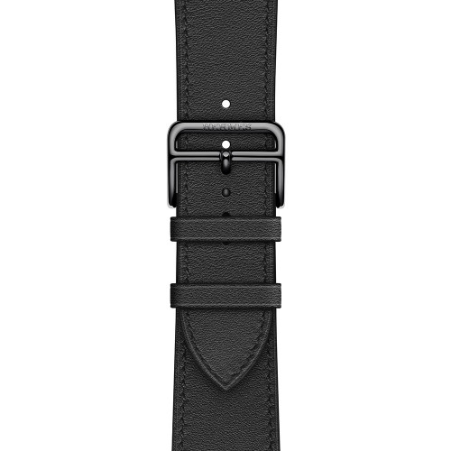 Apple Watch Hermes Series 6 GPS + Cellular 40mm Space Black Stainless Steel Case with Noir Single Tour (MG313)