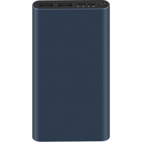 Xiaomi Mi Power Bank 3 10000mAh (2USB+Type-C) Black (PLM13ZM)