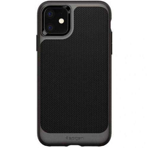 Чехол-накладка (силиконовый) Apple iPhone 11 Spigen Neo Hybrid Gunmetal (076CS27193)