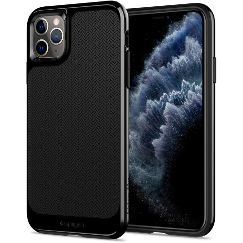 Чохол-накладка (силіконовий) Apple iPhone 11 Pro Spigen Neo Hybrid Jet Black (077CS27244)