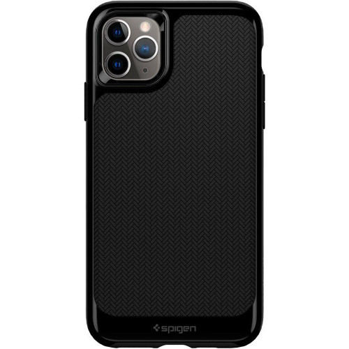 Чехол-накладка (силиконовый) Apple iPhone 11 Pro Max Spigen Neo Hybrid Jet Black (075CS27146)