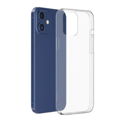 Чохол-накладка (силіконовий) Apple iPhone 12/12 Pro Baseus Simple Series Transparent (ARAPIPH61N-02)