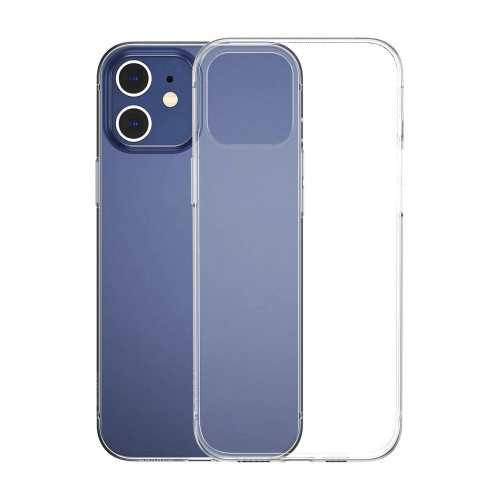 Чехол-накладка (силиконовый) Apple iPhone 12/12 Pro Baseus Simple Series Transparent (ARAPIPH61N-02)
