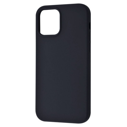 Чехол-накладка (силиконовый) Apple iPhone 12/12 Pro TOTU Silicone Full Protect Black